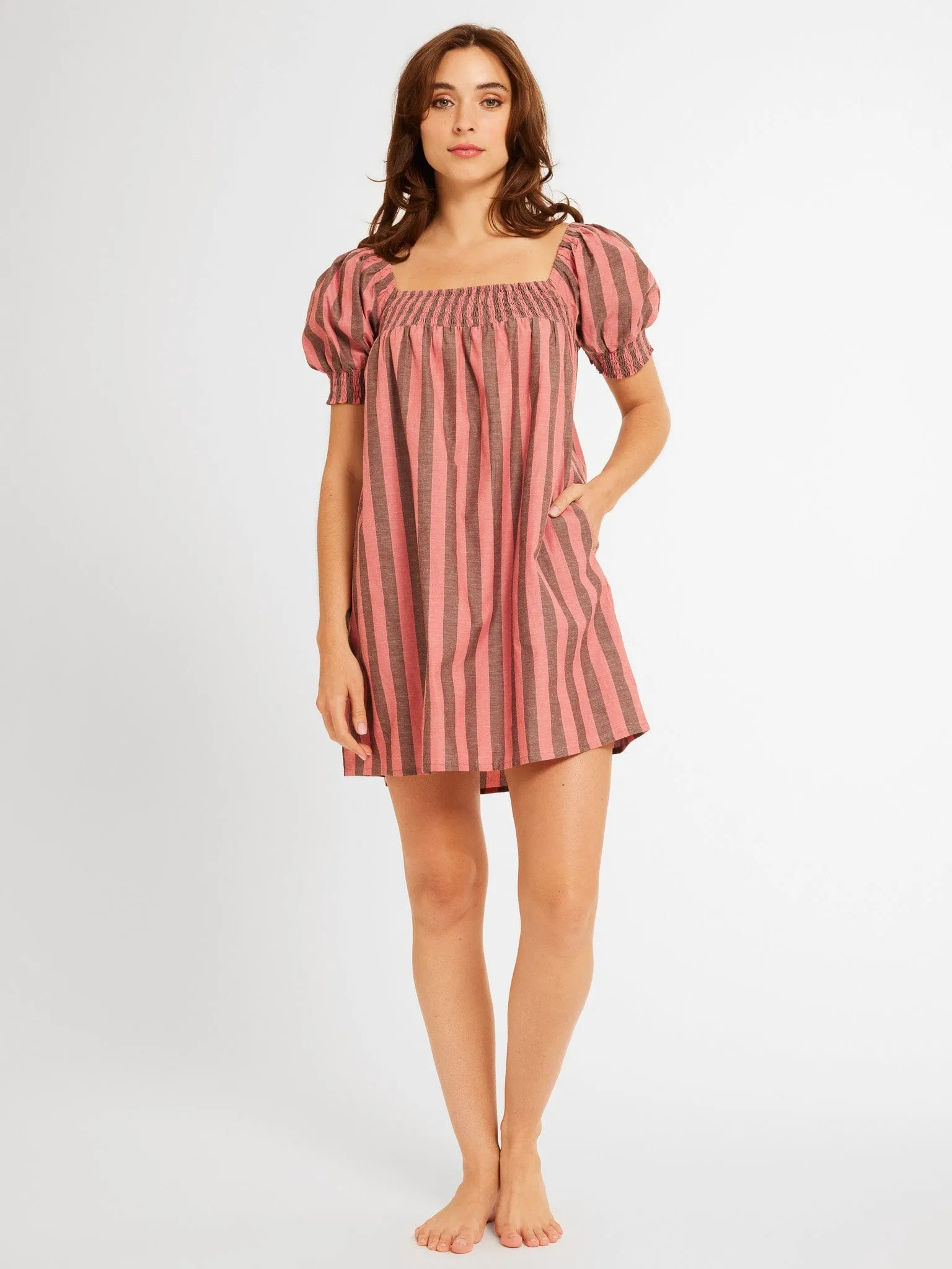 Jane Dress in Rosewood & Sable sold by MILLE product image thumbnail 3