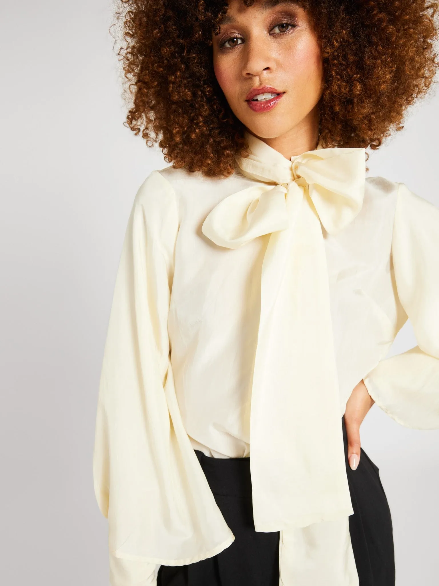 Gigi Top in Ivory Silk sold by MILLE product image thumbnail 5