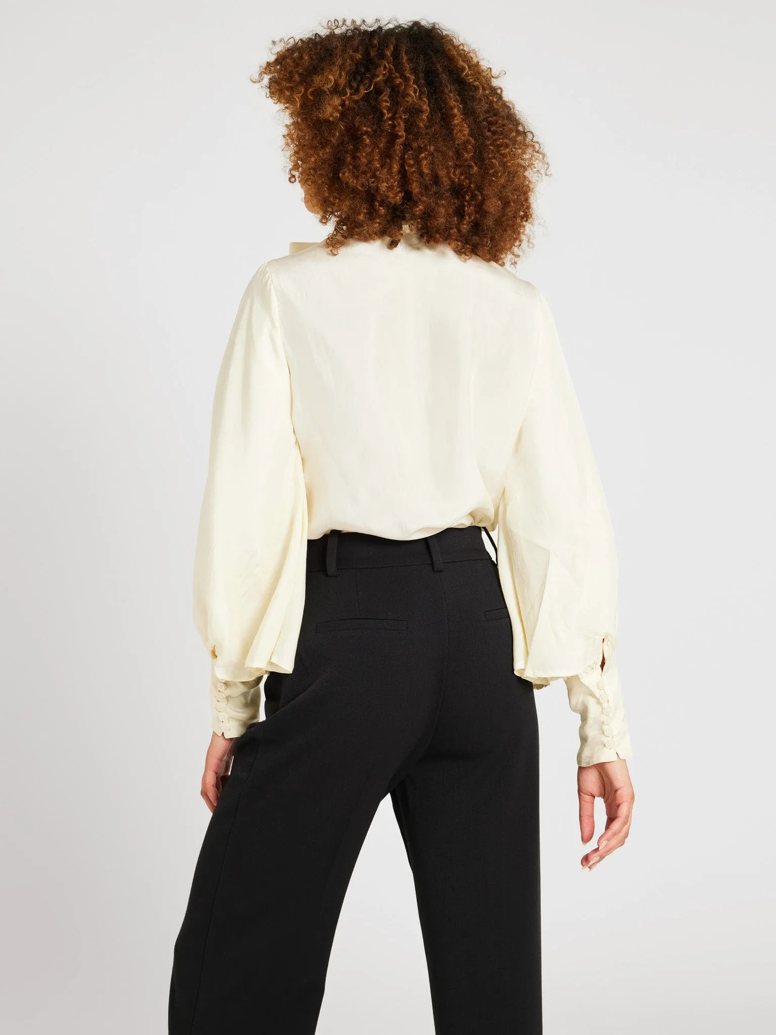 Gigi Top in Ivory Silk sold by MILLE product image thumbnail 4