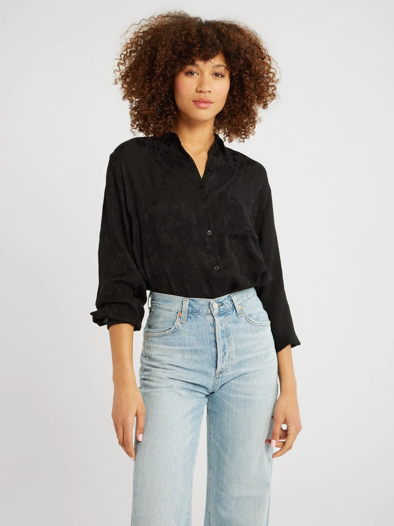 Sofia Top in Black Jacquard sold by MILLE product image thumbnail 2