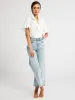 Vanessa Top in Pearl Swiss Dot sold by MILLE