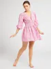 Claudia Dress in Pink Daisy sold by MILLE