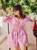 Claudia Dress in Pink Daisy sold by MILLE