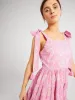 Kiara Dress in Pink Daisy sold by MILLE