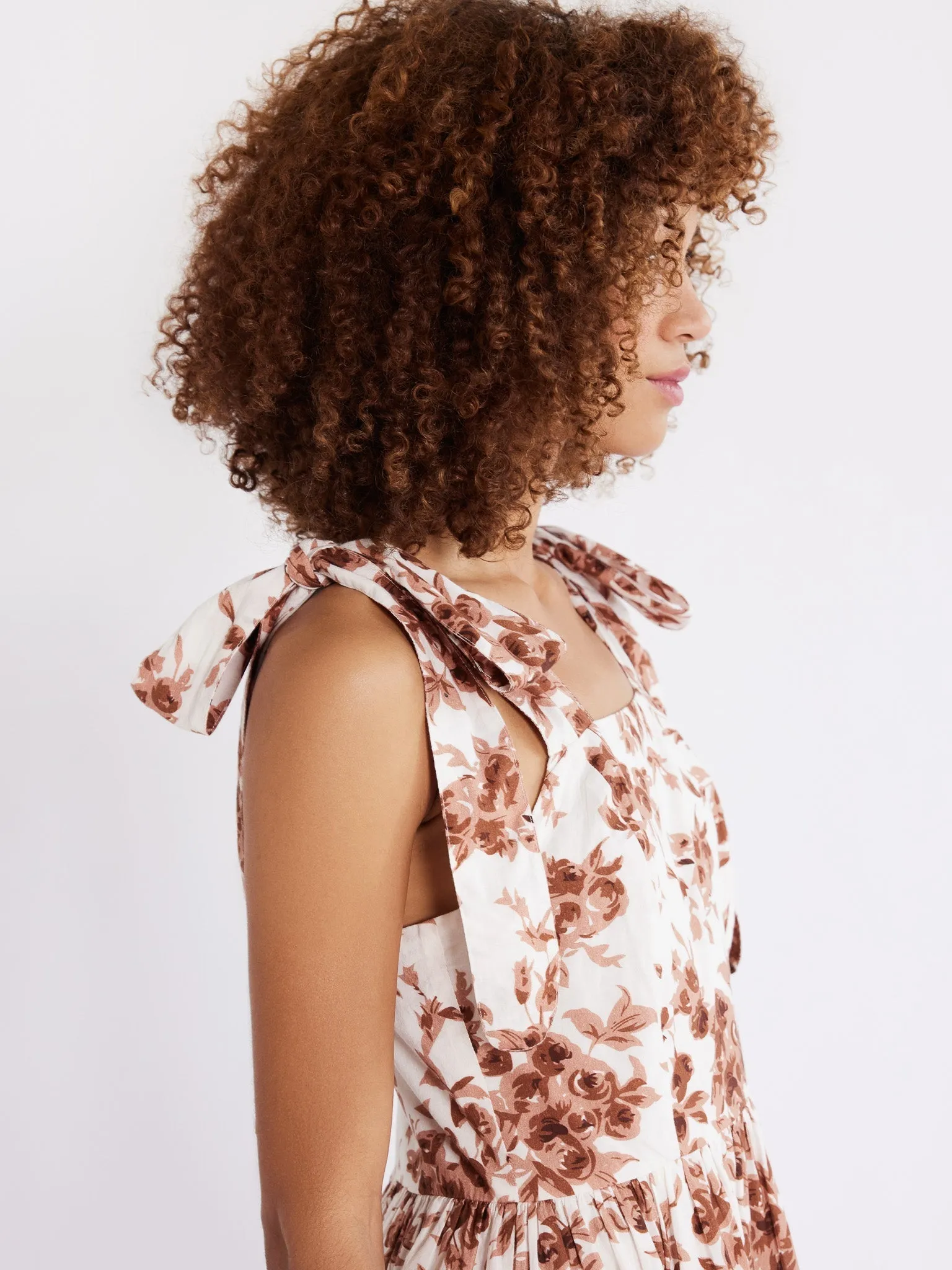 Kiara Dress in Cafe Bouquet sold by MILLE product image thumbnail 4