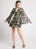 Goldie Dress in Metallic Jacquard sold by MILLE