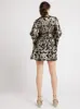 Goldie Dress in Metallic Jacquard sold by MILLE
