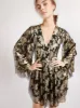 Goldie Dress in Metallic Jacquard sold by MILLE
