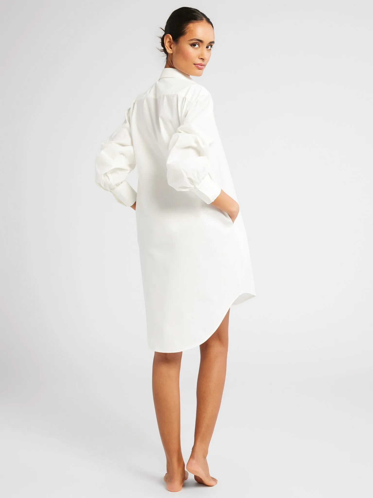 Holly Mini Dress in White sold by MILLE product image thumbnail 5
