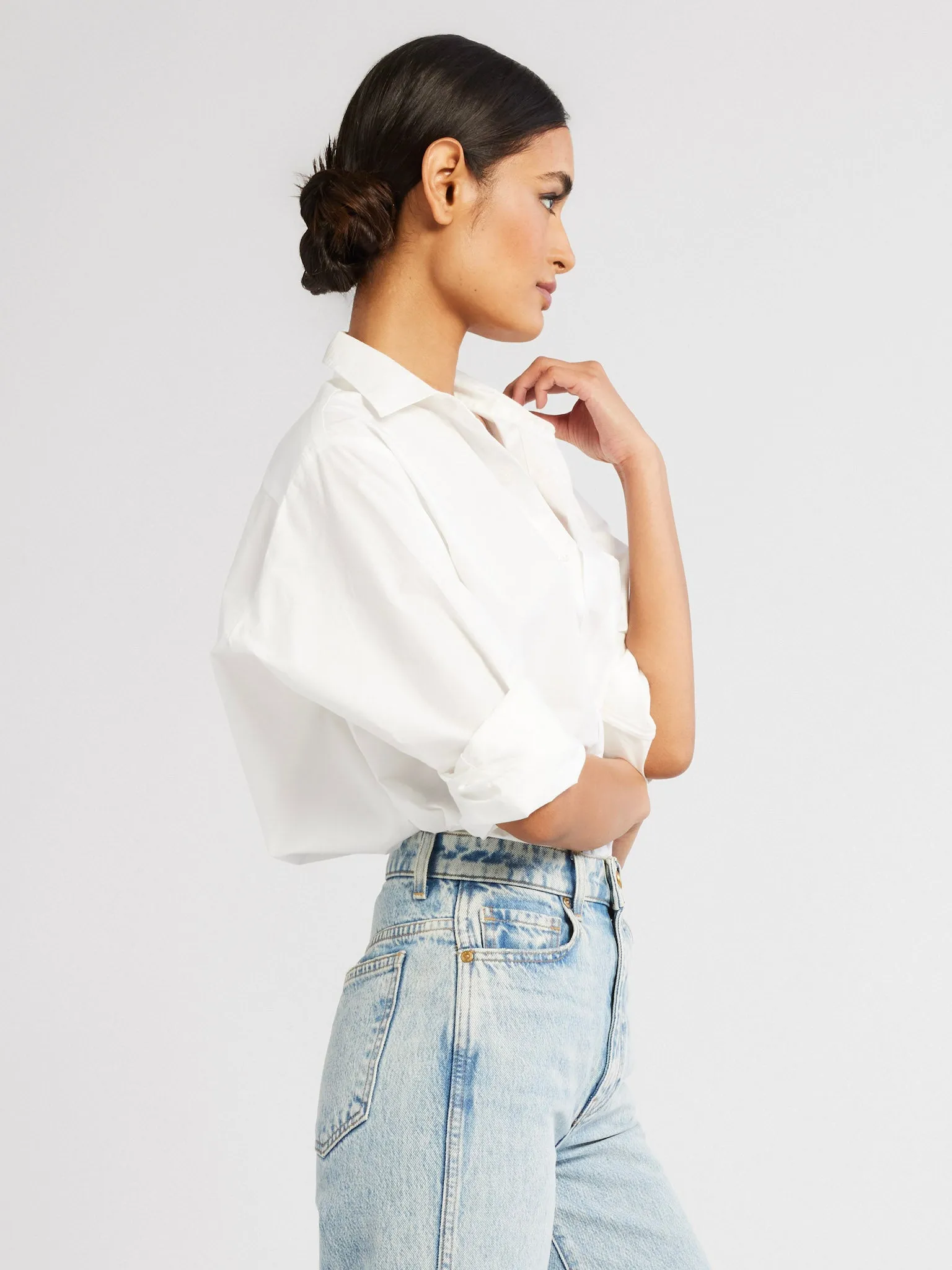 Sofia Top in White sold by MILLE product image thumbnail 3