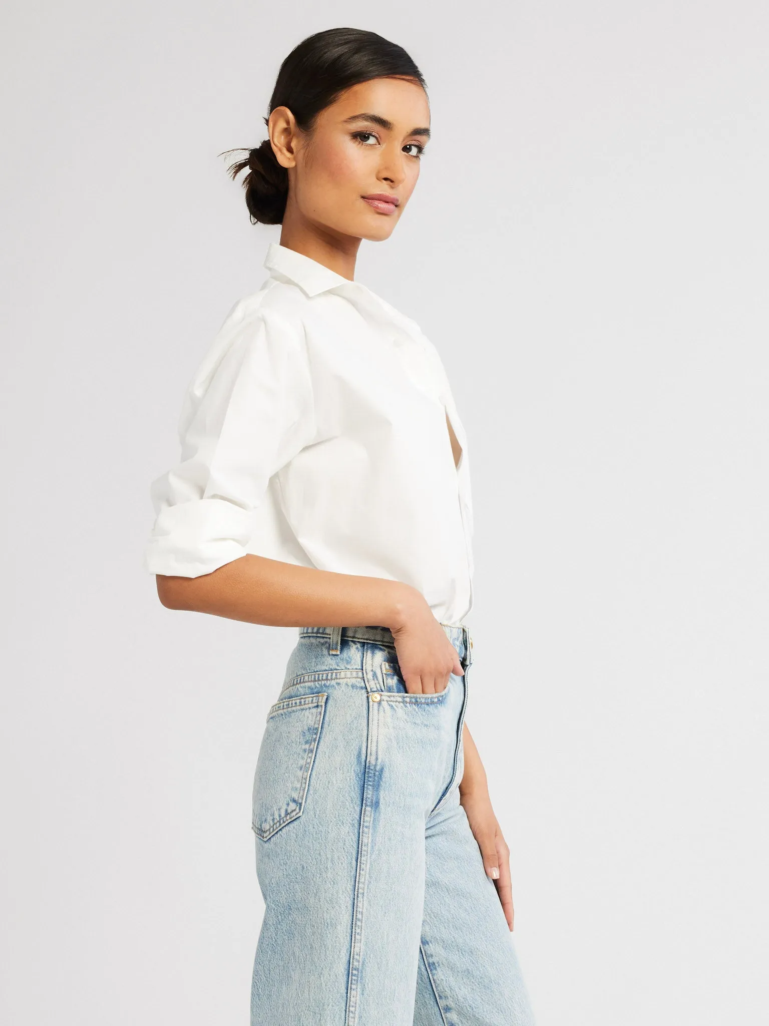 Sofia Top in White sold by MILLE product image thumbnail 5