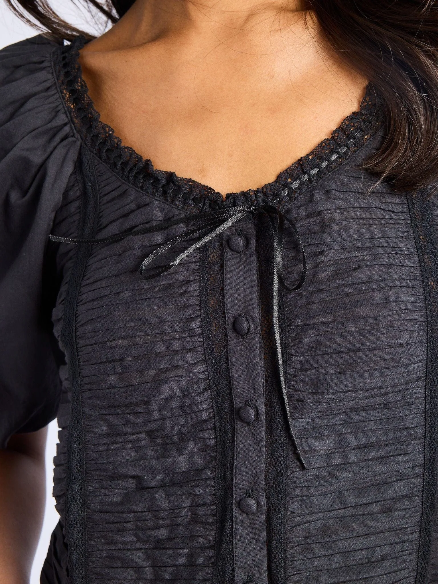 Ophelia Top in Black sold by MILLE product image thumbnail 3
