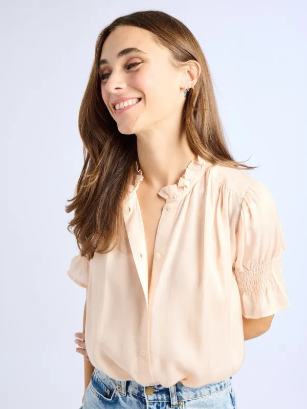 Marnie Top in Blush sold by MILLE