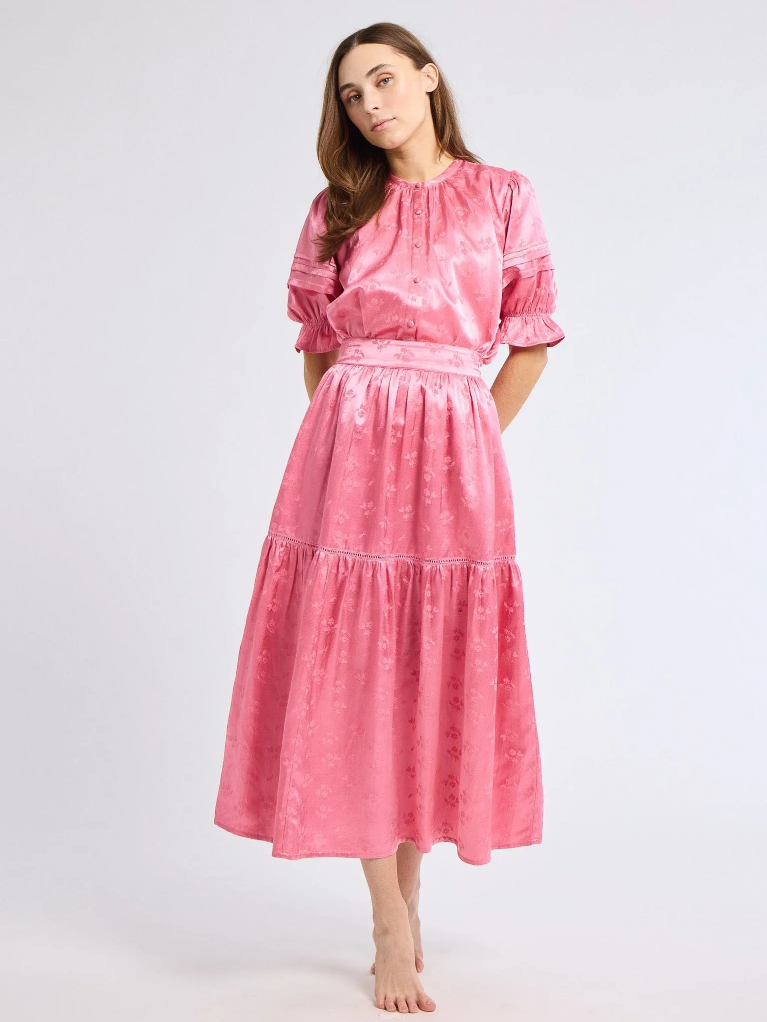 Betty Skirt in Geranium sold by MILLE product image thumbnail 4