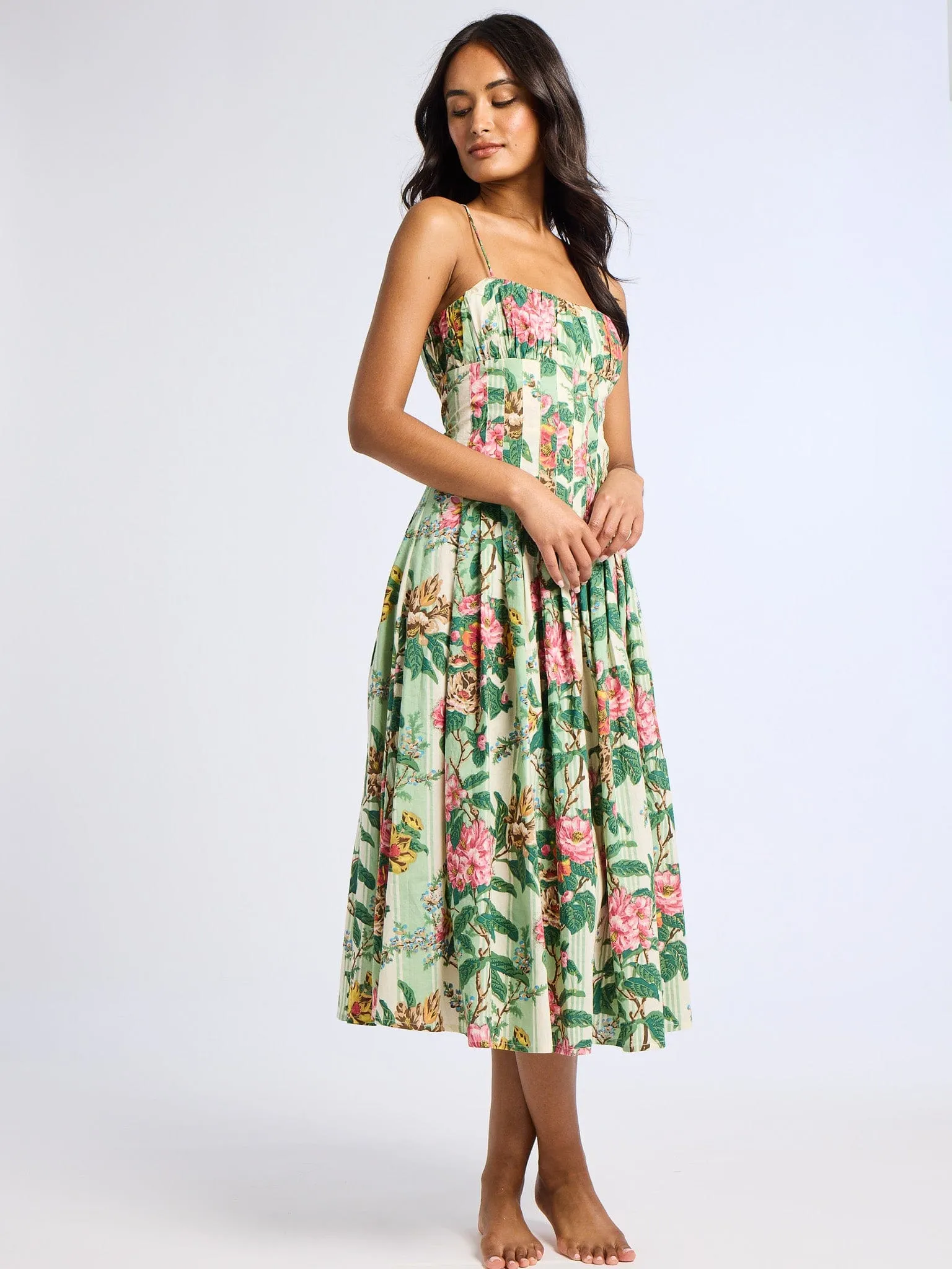 Tully Dress in Garden Stripe sold by MILLE product image thumbnail 4