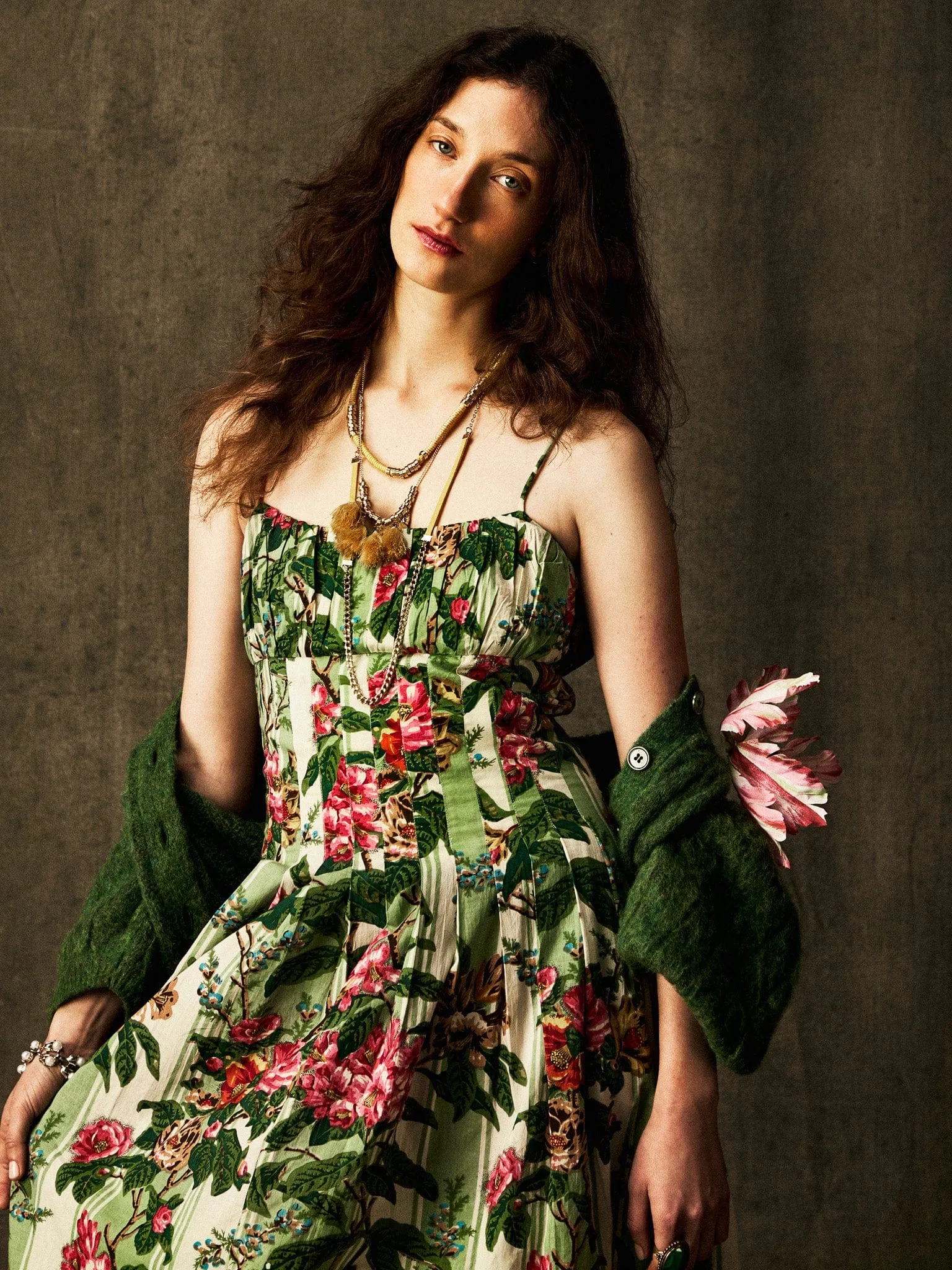 Tully Dress in Garden Stripe sold by MILLE product image thumbnail 2