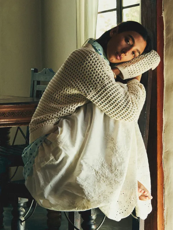 Kitty Pullover in Ivory sold by MILLE