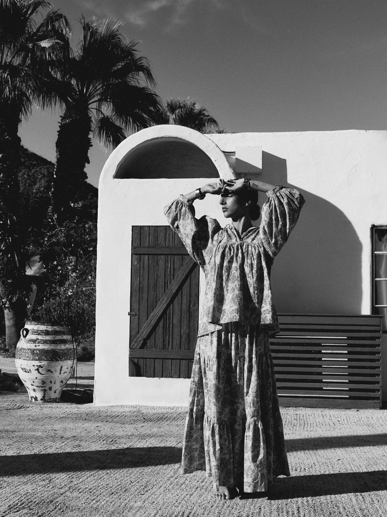 Paola Skirt in Citron Floral sold by MILLE product image thumbnail 4