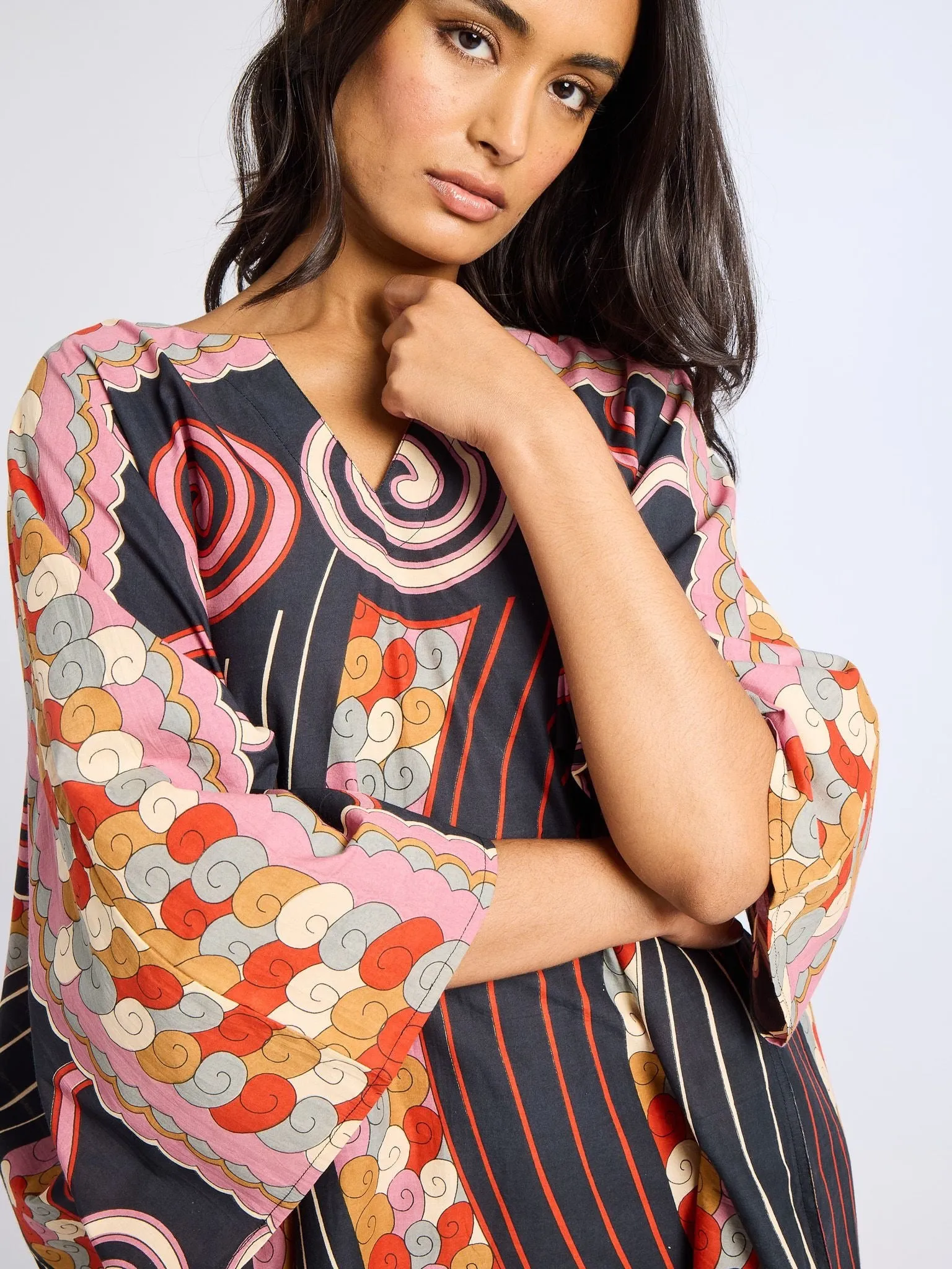 Georgia Caftan in Maar Print sold by MILLE product image thumbnail 4