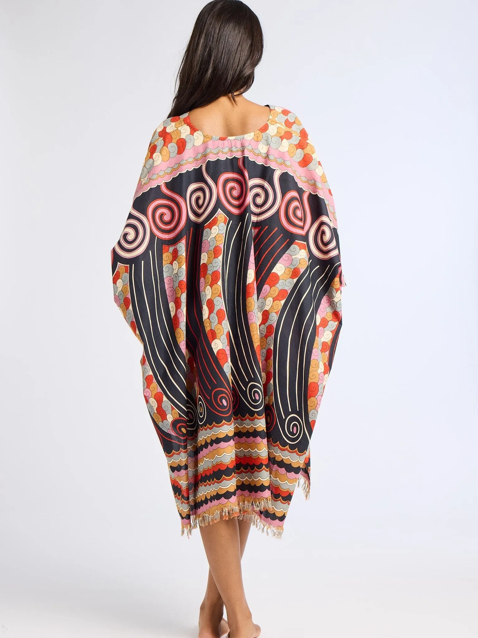 Georgia Caftan in Maar Print sold by MILLE product image thumbnail 3