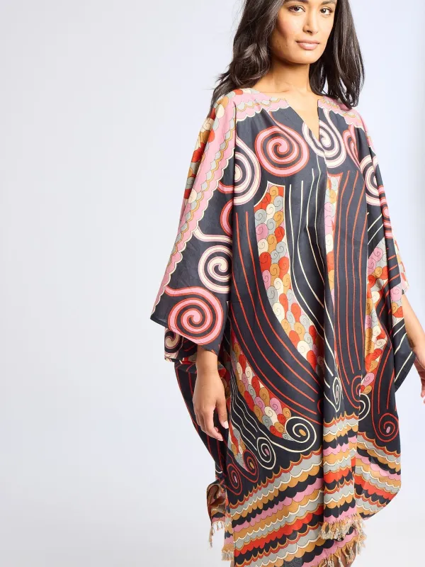 Georgia Caftan in Maar Print made by MILLE