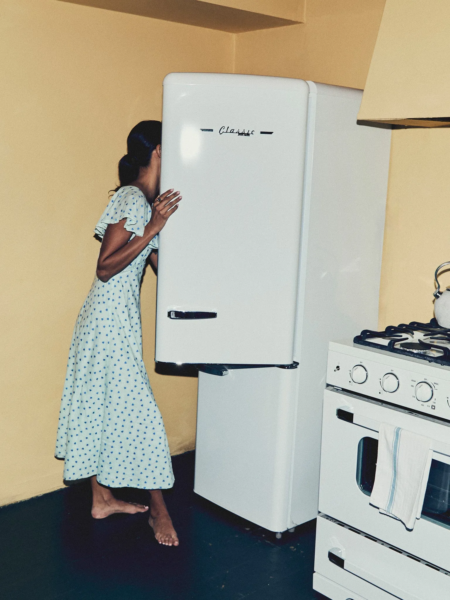 Eloise Dress in Blue Hearts sold by MILLE product image thumbnail 3