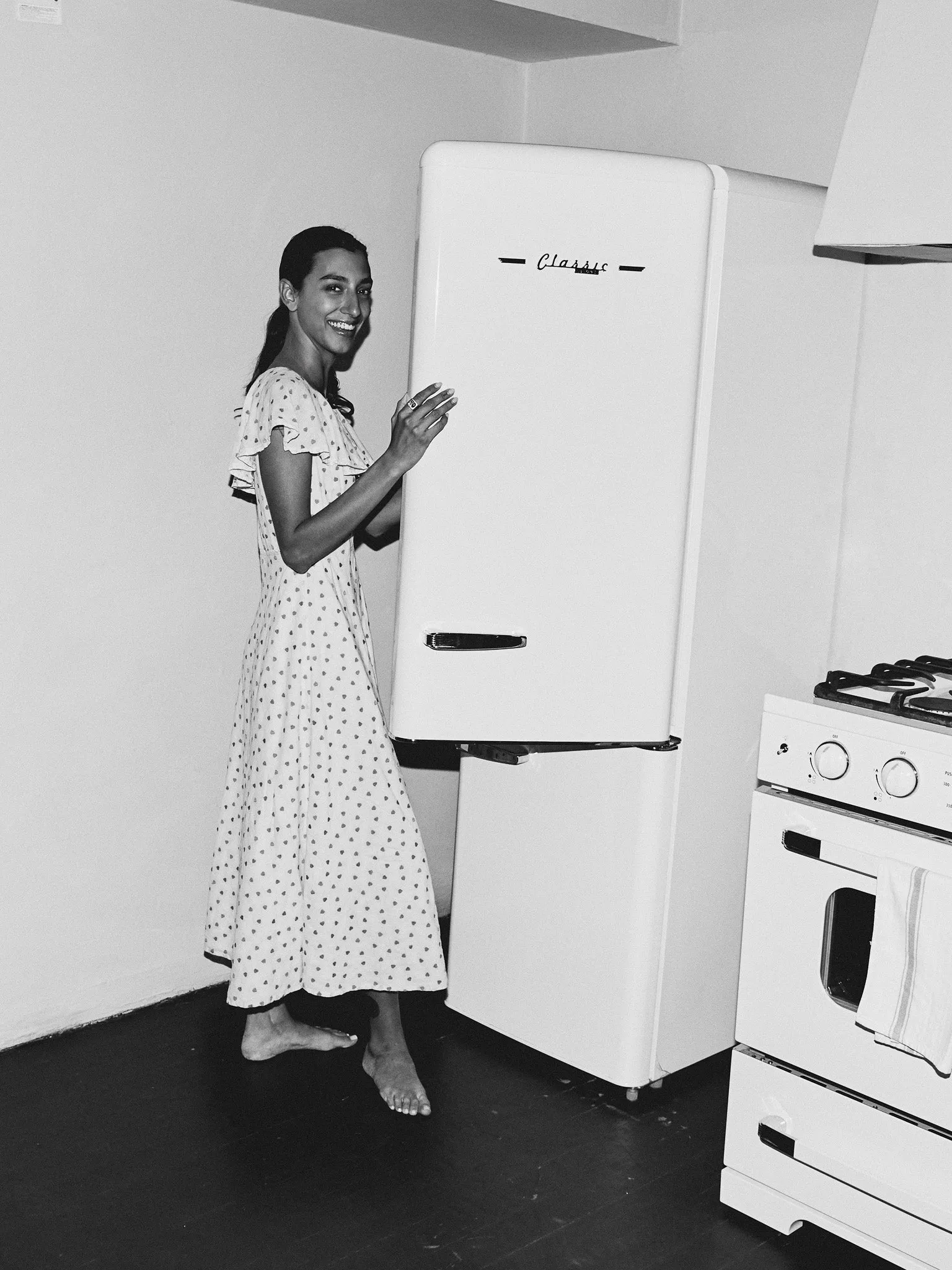 Eloise Dress in Blue Hearts sold by MILLE product image thumbnail 2