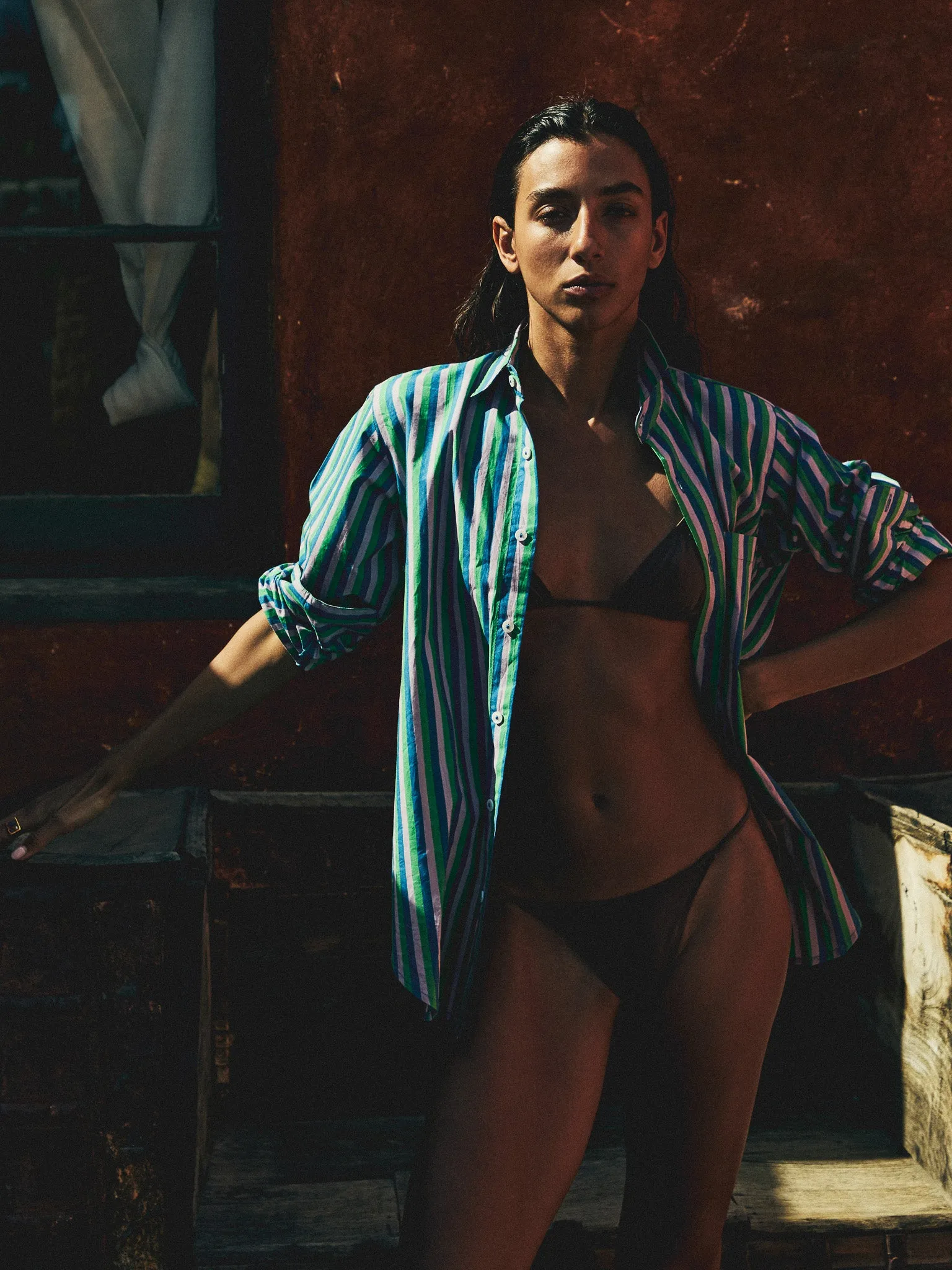 Sofia Top in Printemps Stripe sold by MILLE product image thumbnail 2