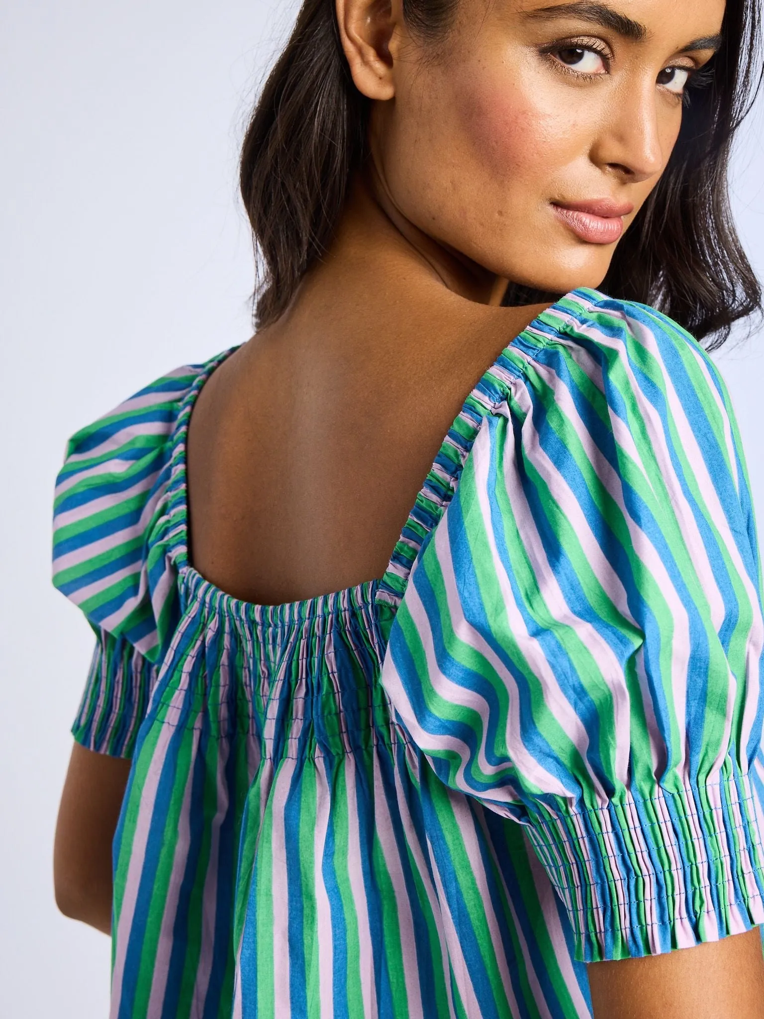 Caro Top in Printemps Stripe sold by MILLE product image thumbnail 3