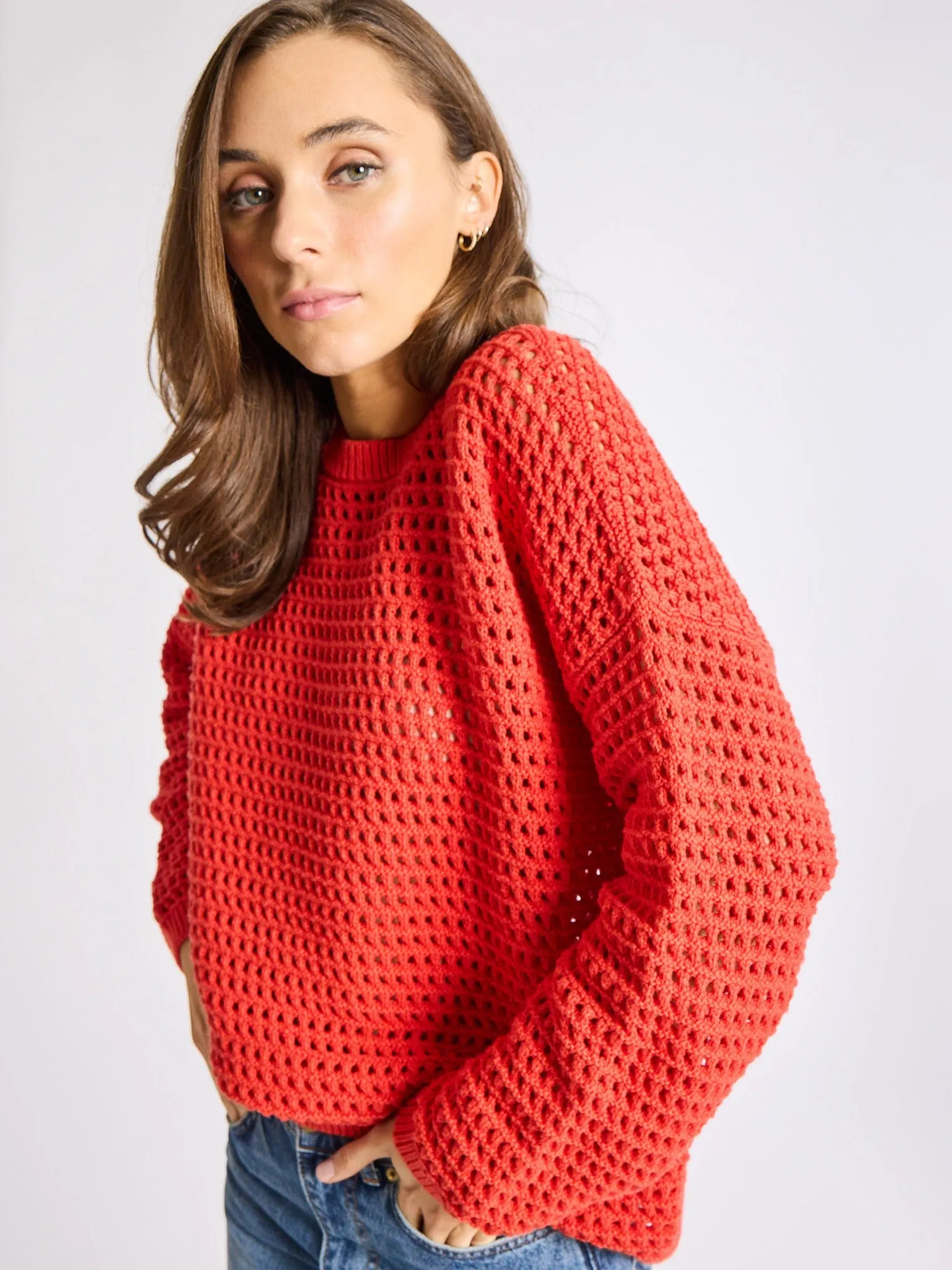 Kitty Pullover in Red sold by MILLE product image thumbnail 4