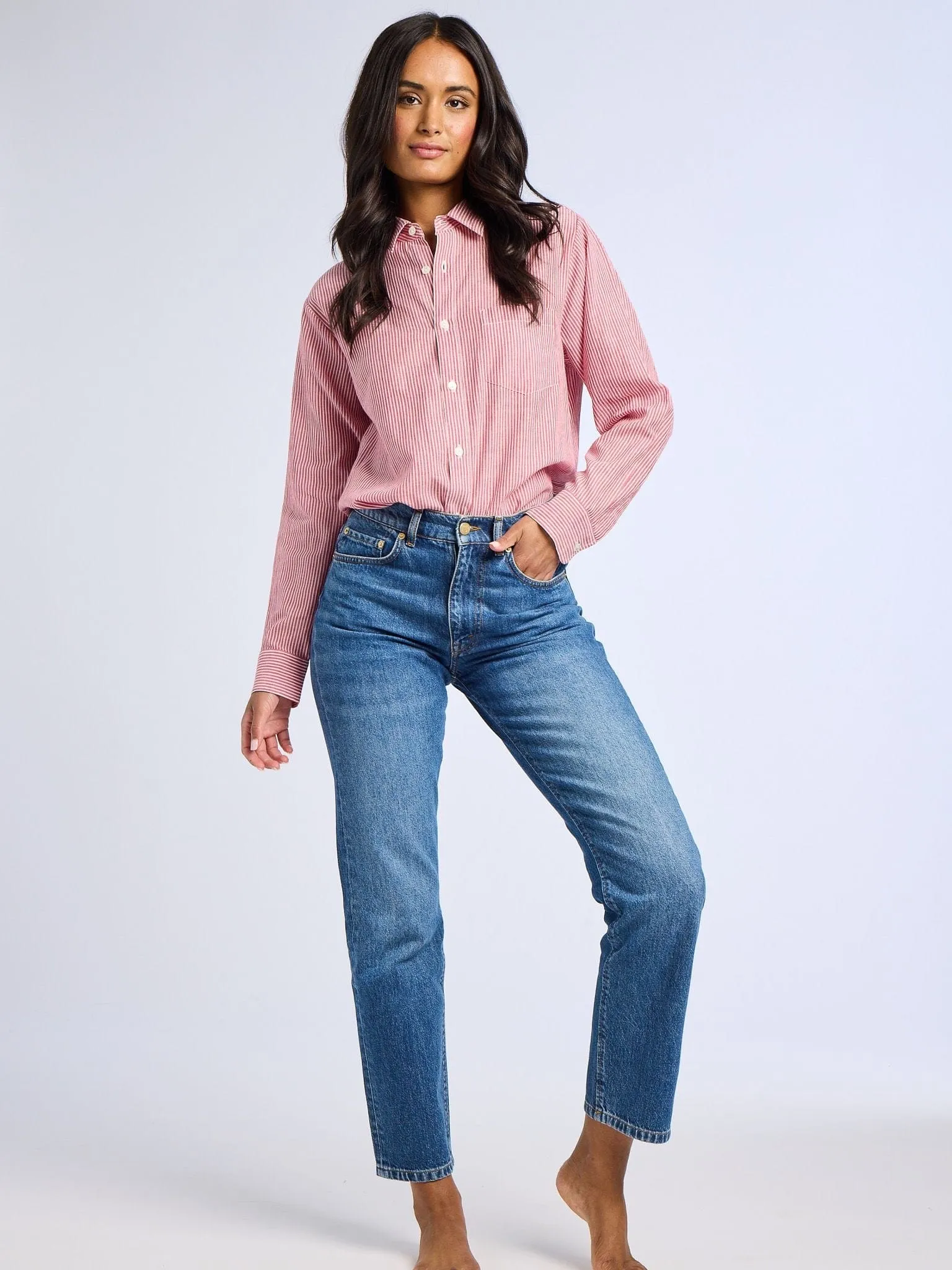 Sofia Top in Tango Stripe sold by MILLE product image thumbnail 4