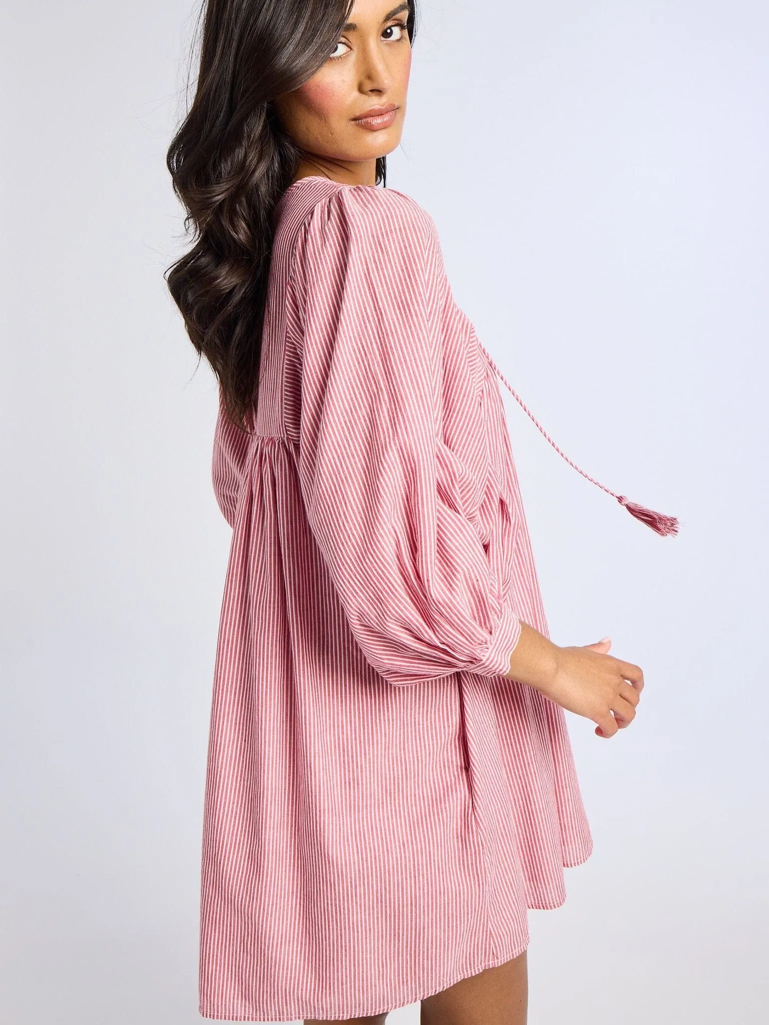 Daisy Dress in Tango Stripe sold by MILLE product image thumbnail 4