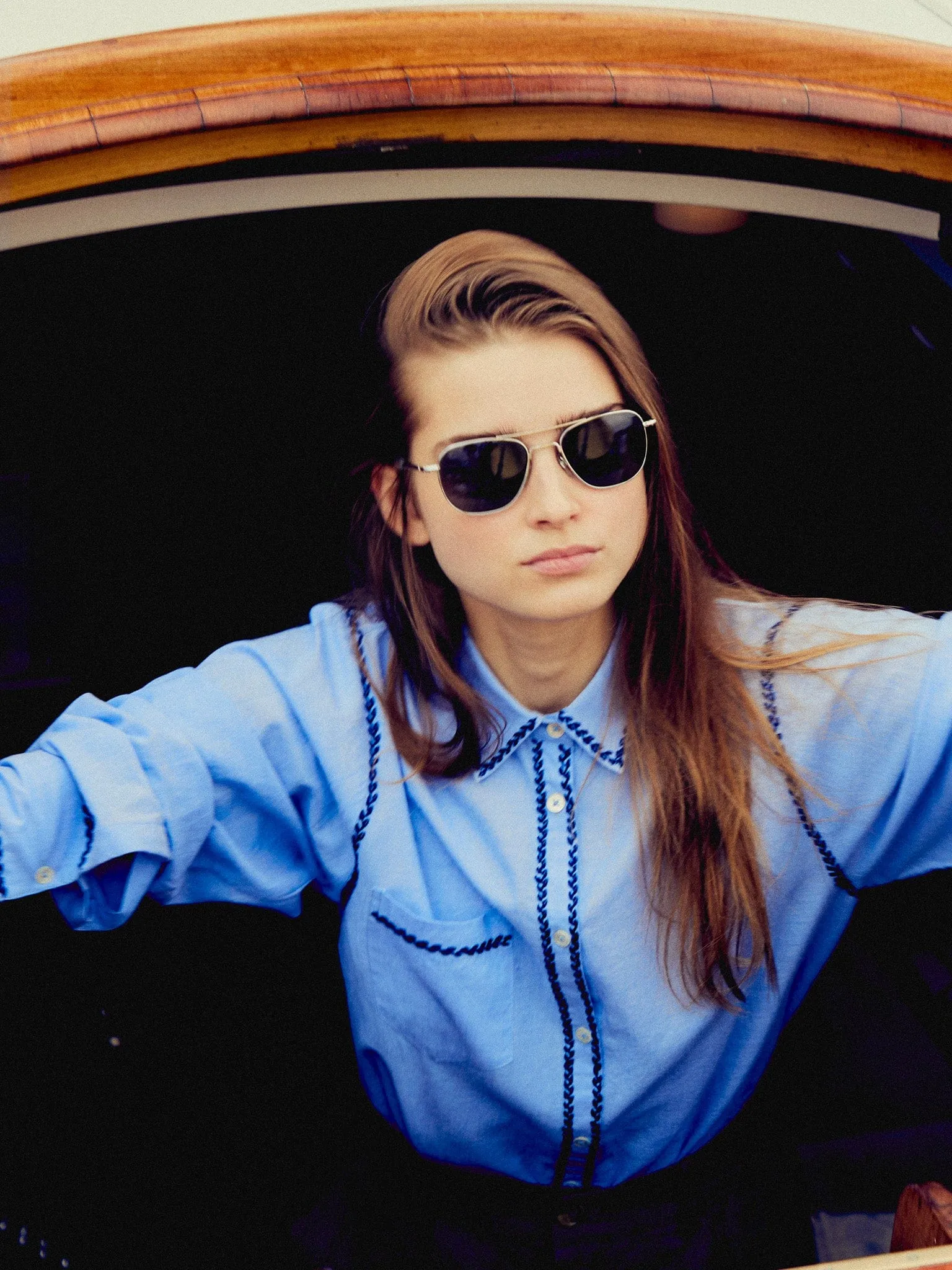 Julien Top in Ciel sold by MILLE product image thumbnail 3