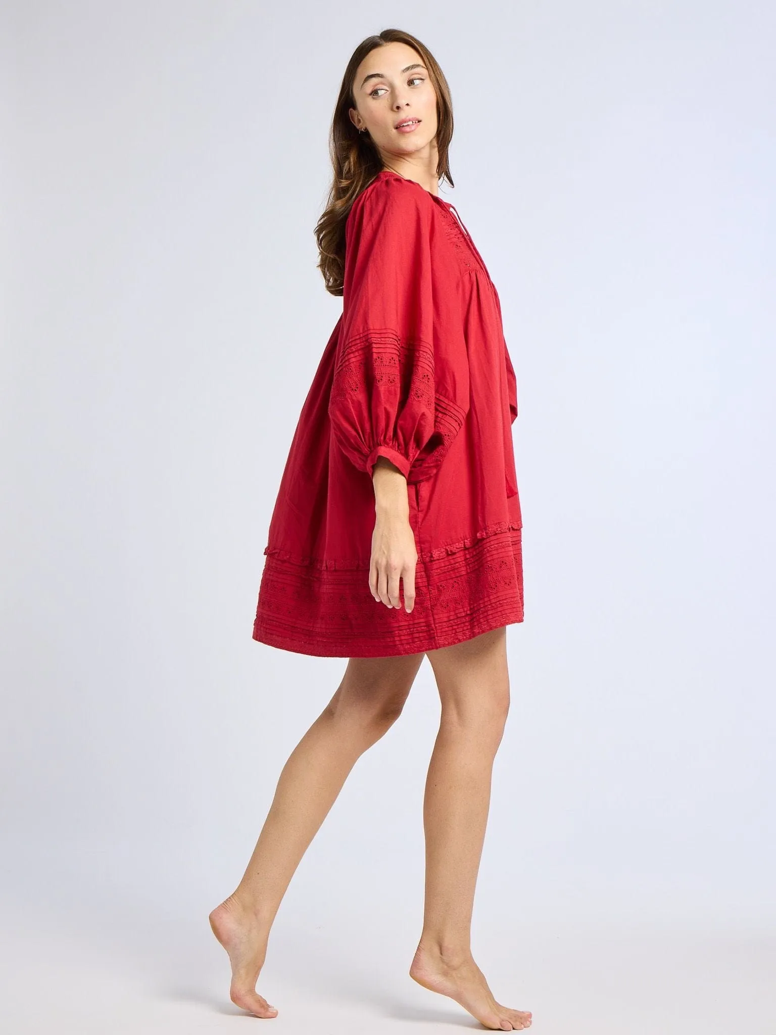Daisy Dress in Cherry Lace sold by MILLE product image thumbnail 2