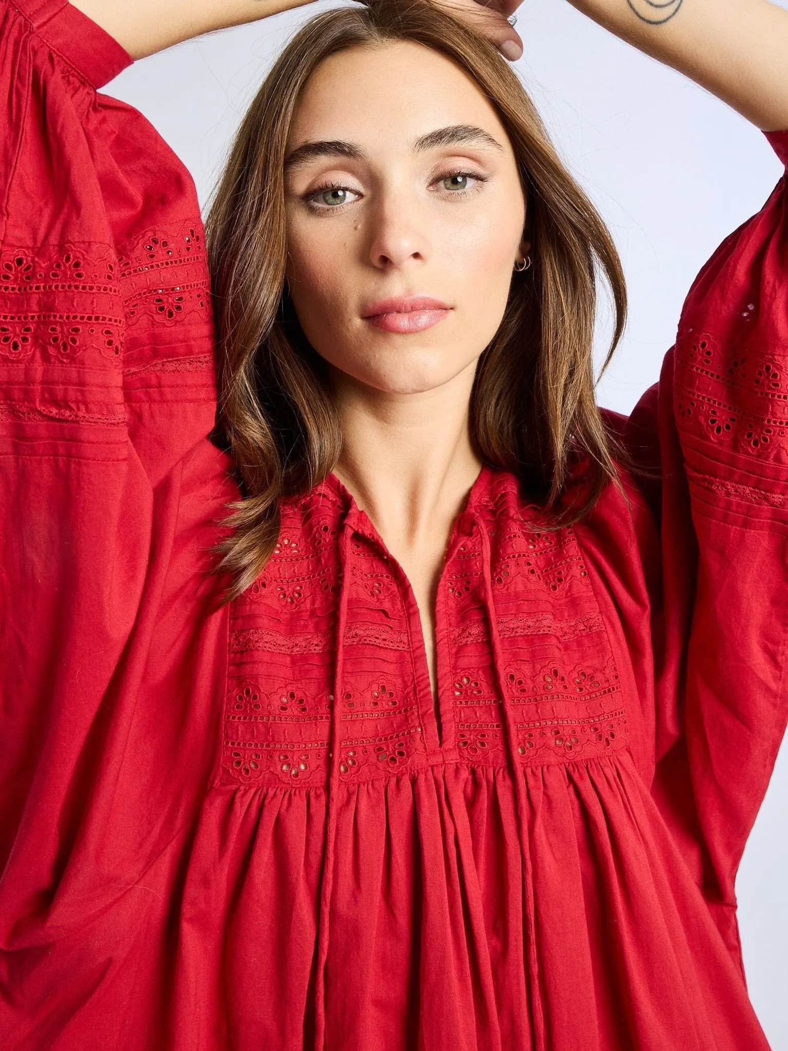 Daisy Dress in Cherry Lace sold by MILLE product image thumbnail 3