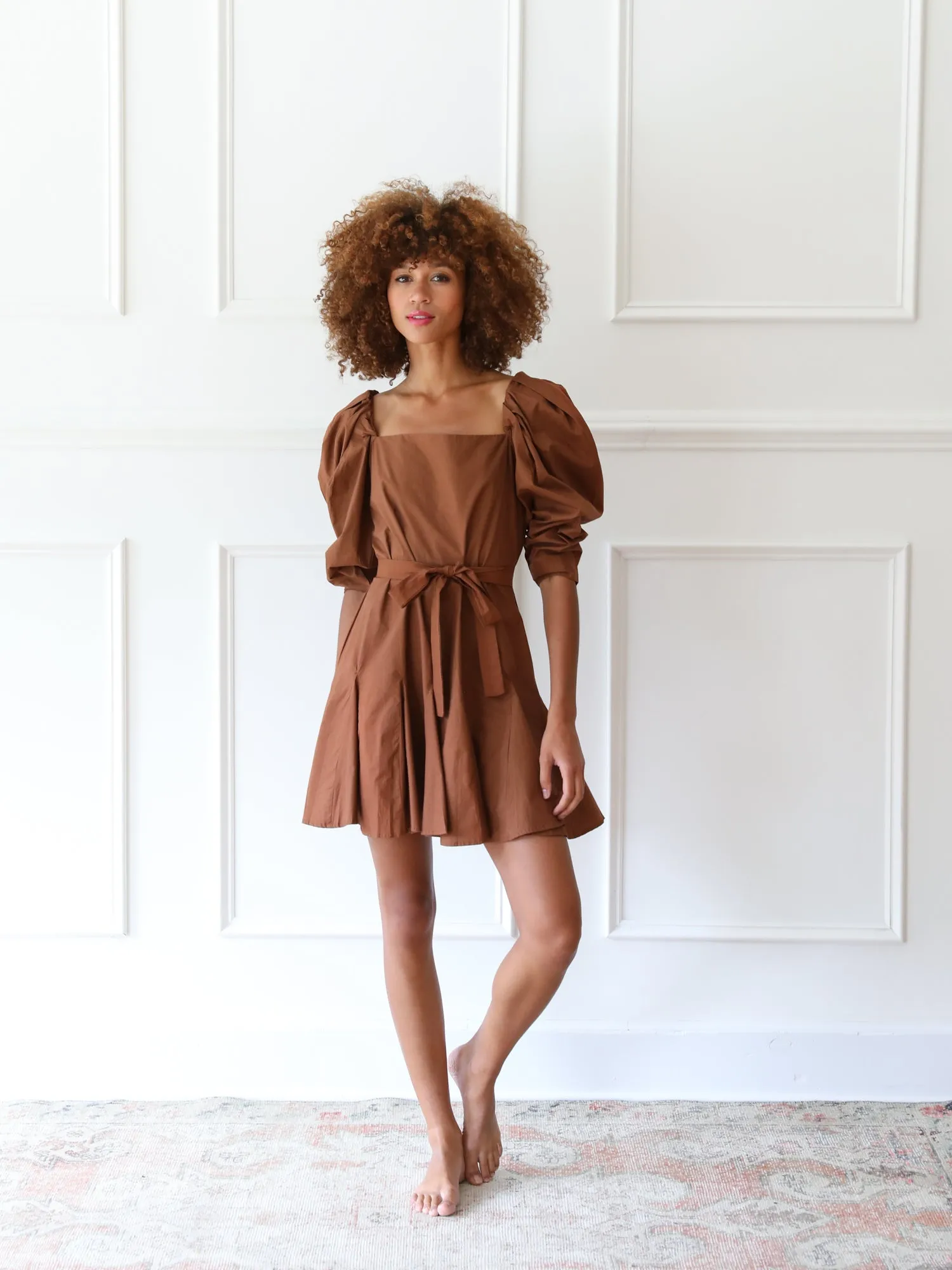 Anais Dress in Clay sold by MILLE product image thumbnail 3
