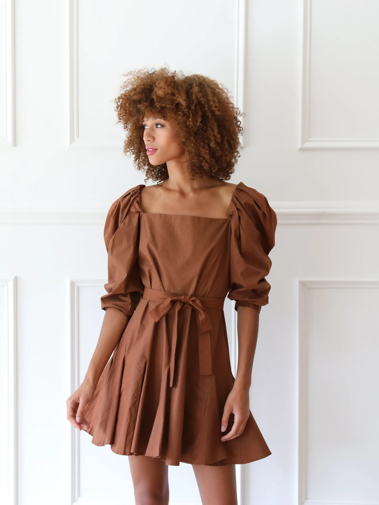 Anais Dress in Clay sold by MILLE product image thumbnail 5