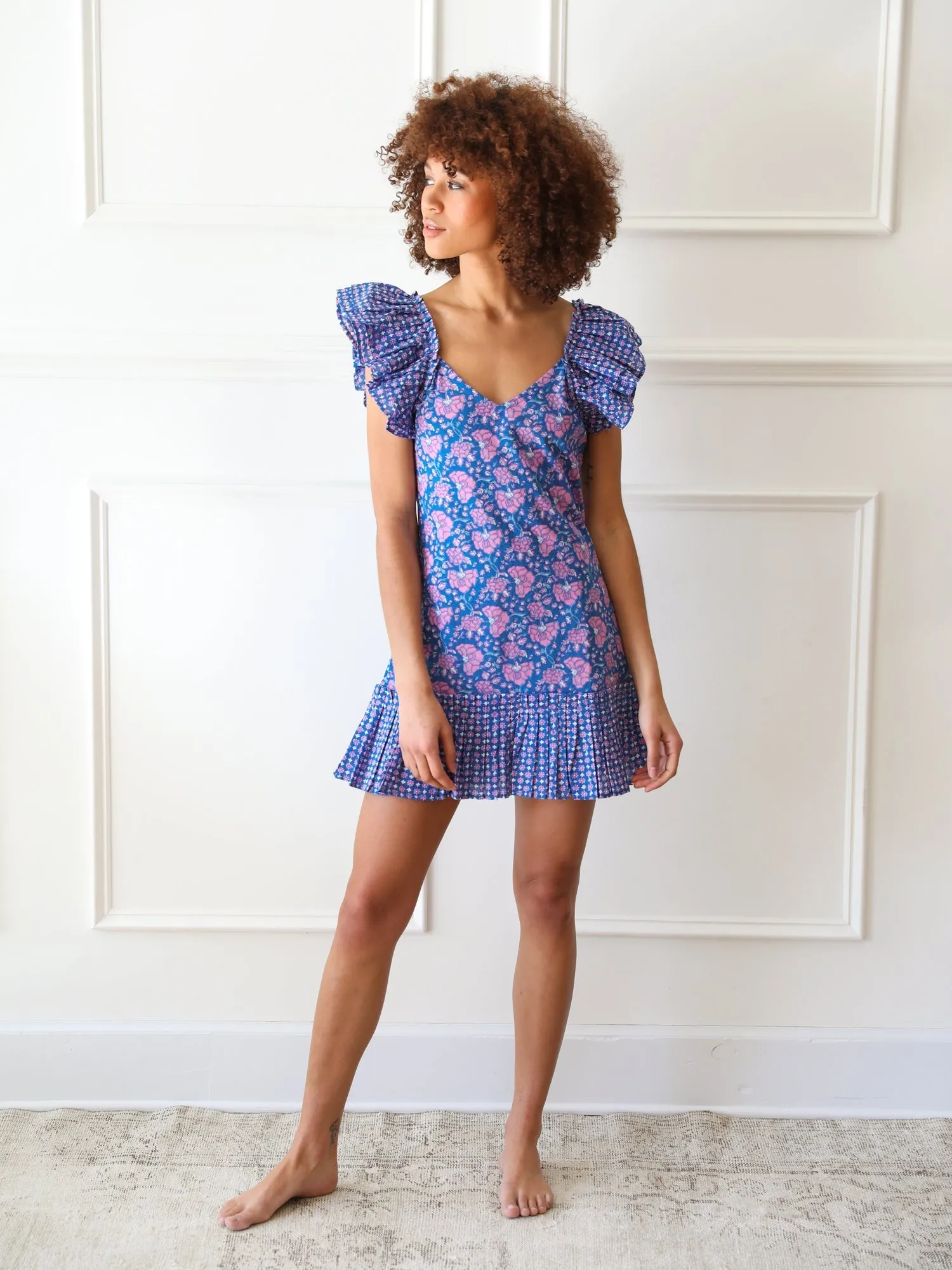 Ingrid Dress in Carnaby Floral sold by MILLE