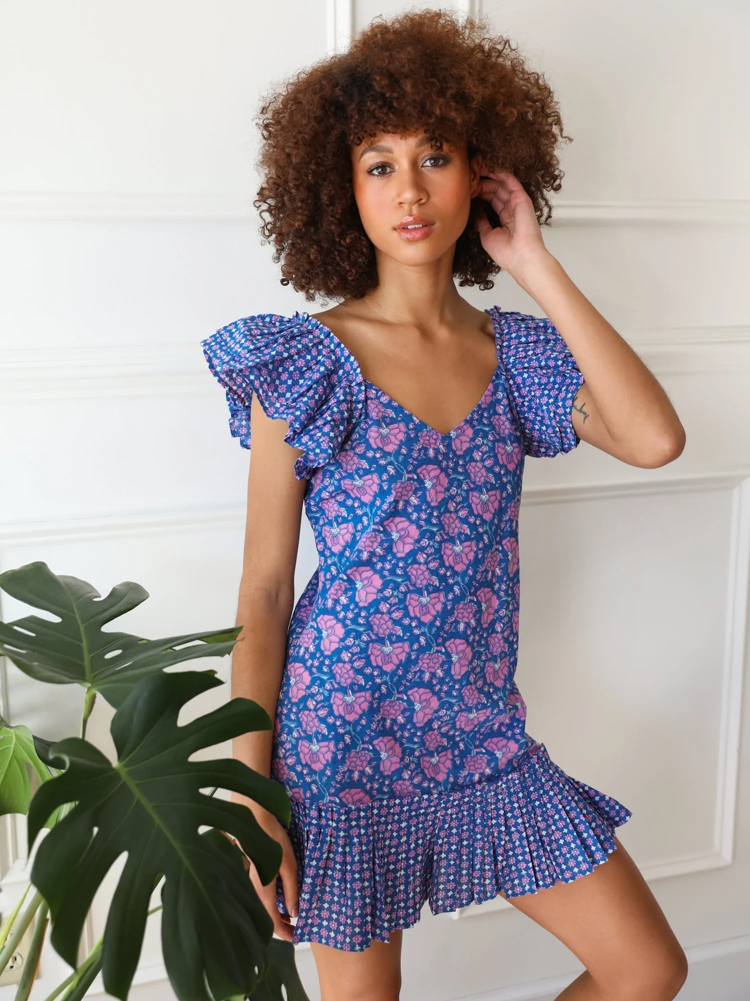 Ingrid Dress in Carnaby Floral sold by MILLE product image thumbnail 3