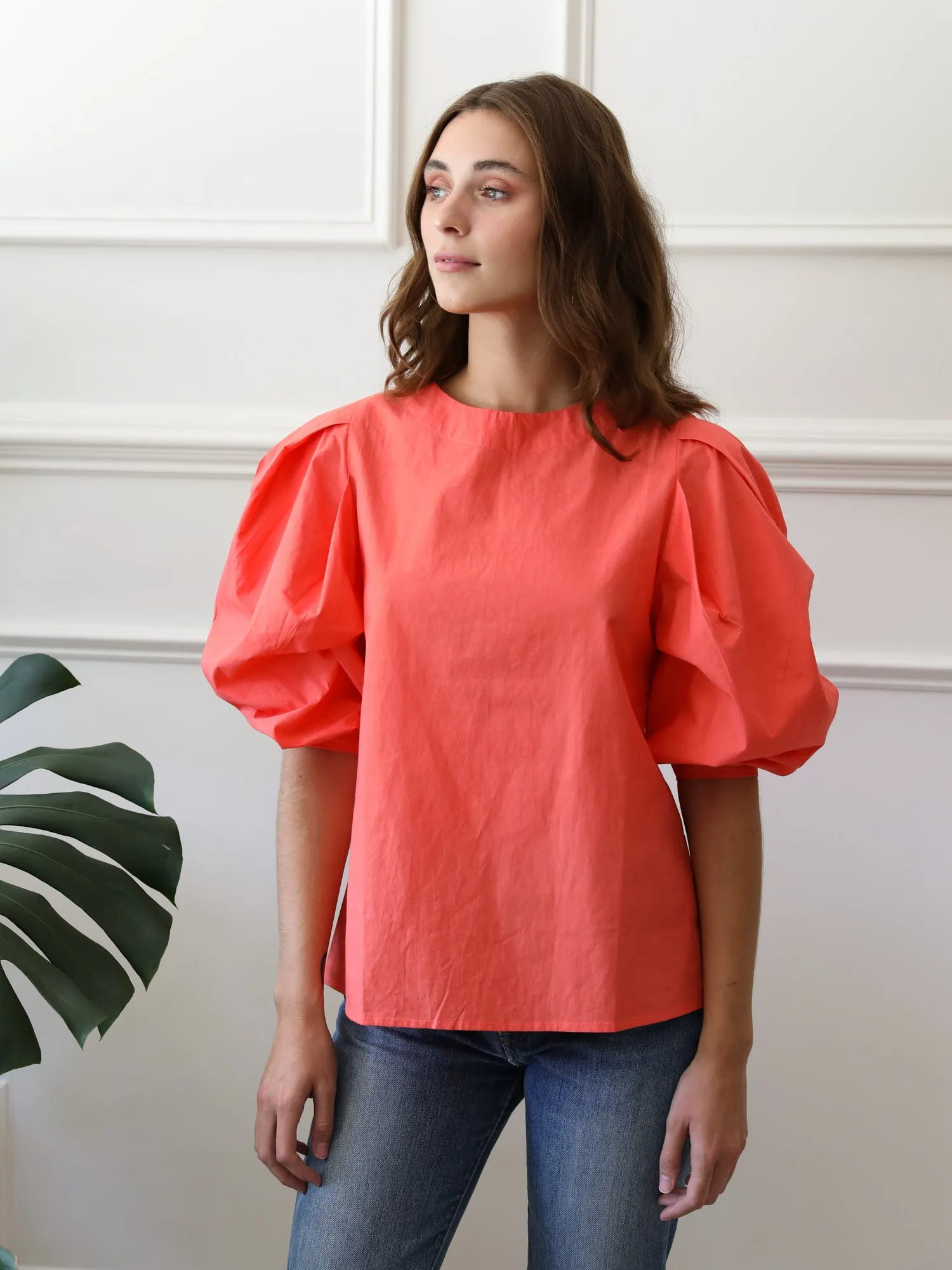 Lila Top in Melon sold by MILLE product image thumbnail 3