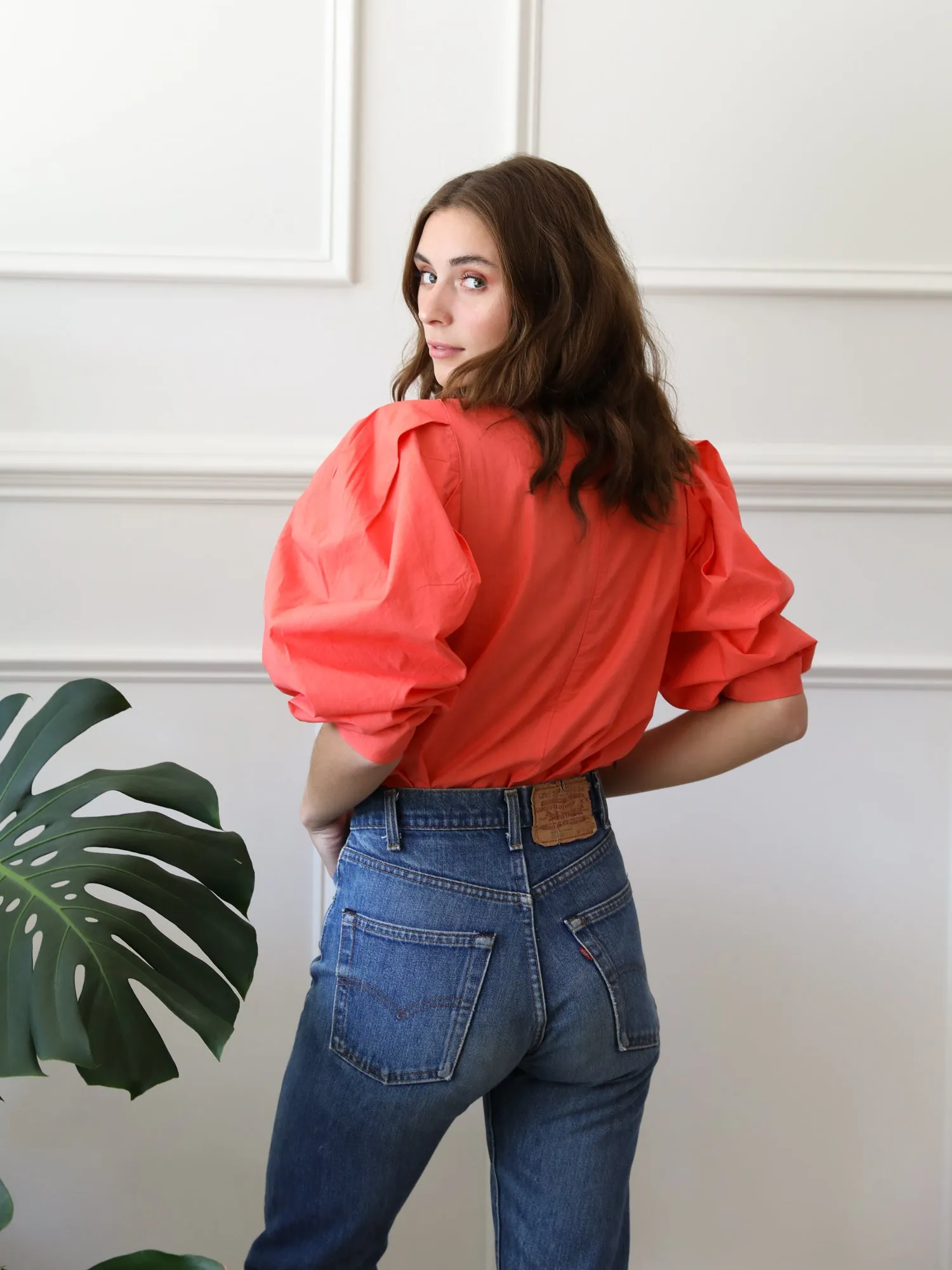 Lila Top in Melon sold by MILLE product image thumbnail 2