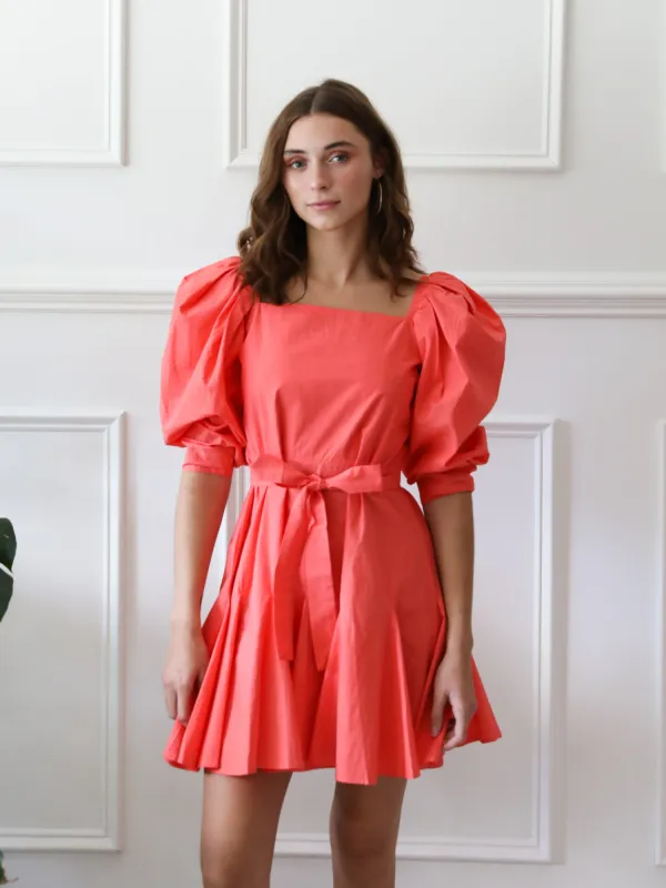 Anais Dress in Melon sold by MILLE