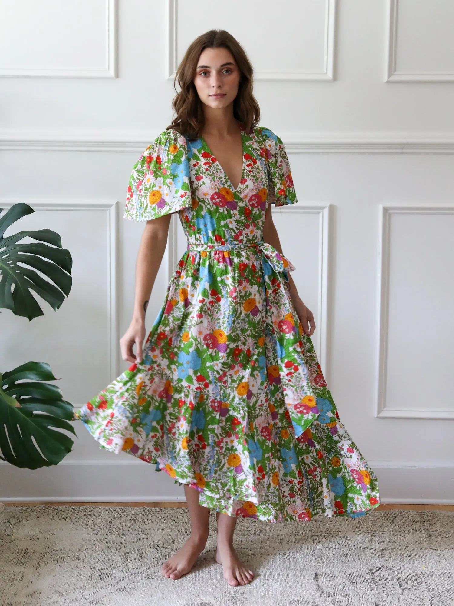 Helena Dress in Summer Garden sold by MILLE product image thumbnail 3