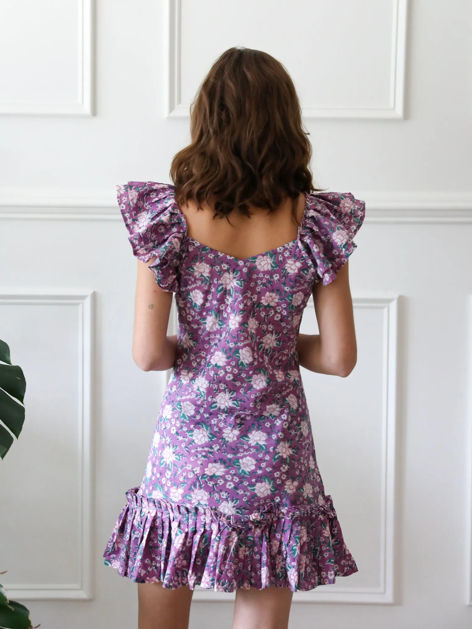 Ingrid Dress in Purple Rose sold by MILLE product image thumbnail 3