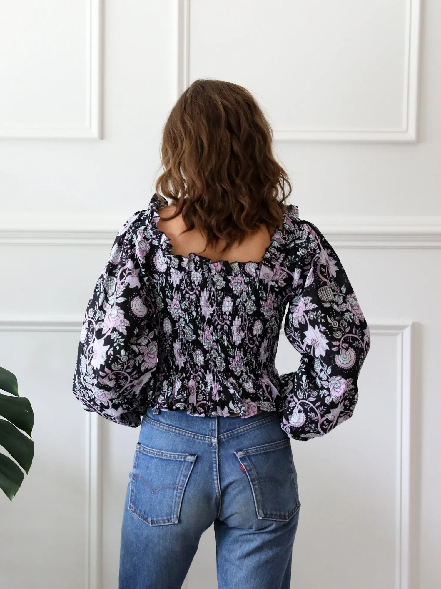 Circe Top in Tropical Night sold by MILLE product image thumbnail 2