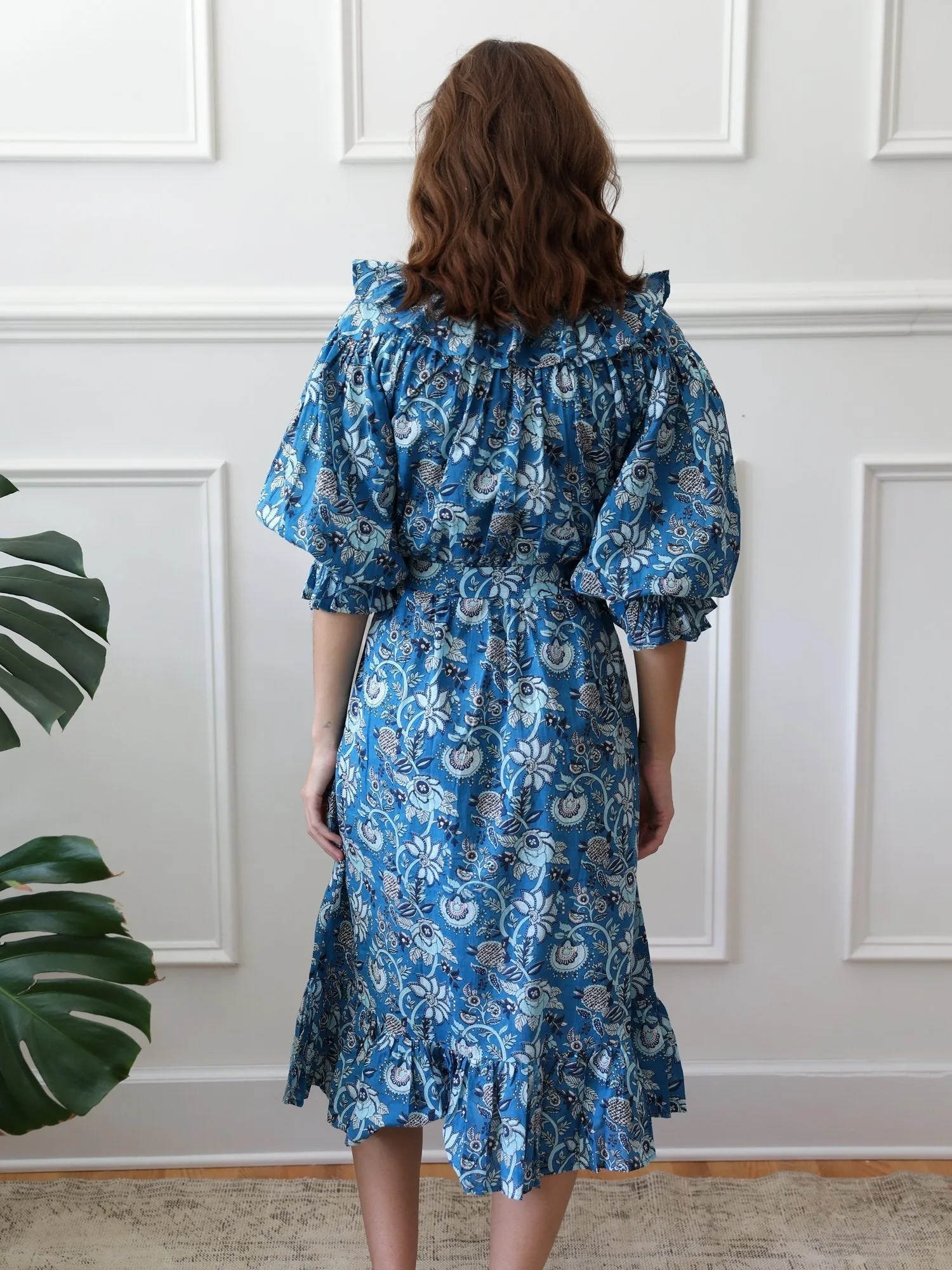 June Dress in French Blue sold by MILLE product image thumbnail 2