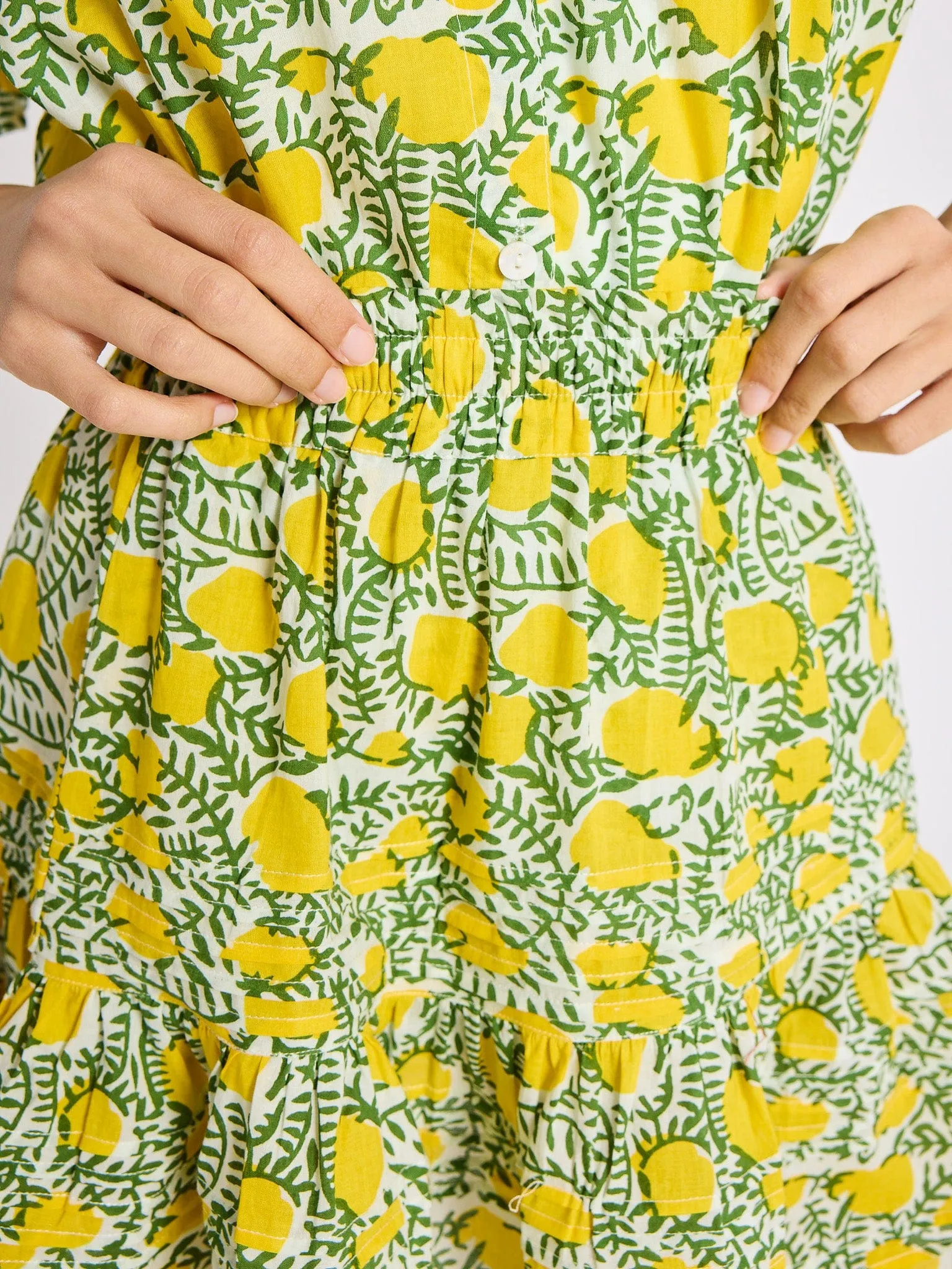 Rowan Skirt in Lemons sold by MILLE product image thumbnail 5