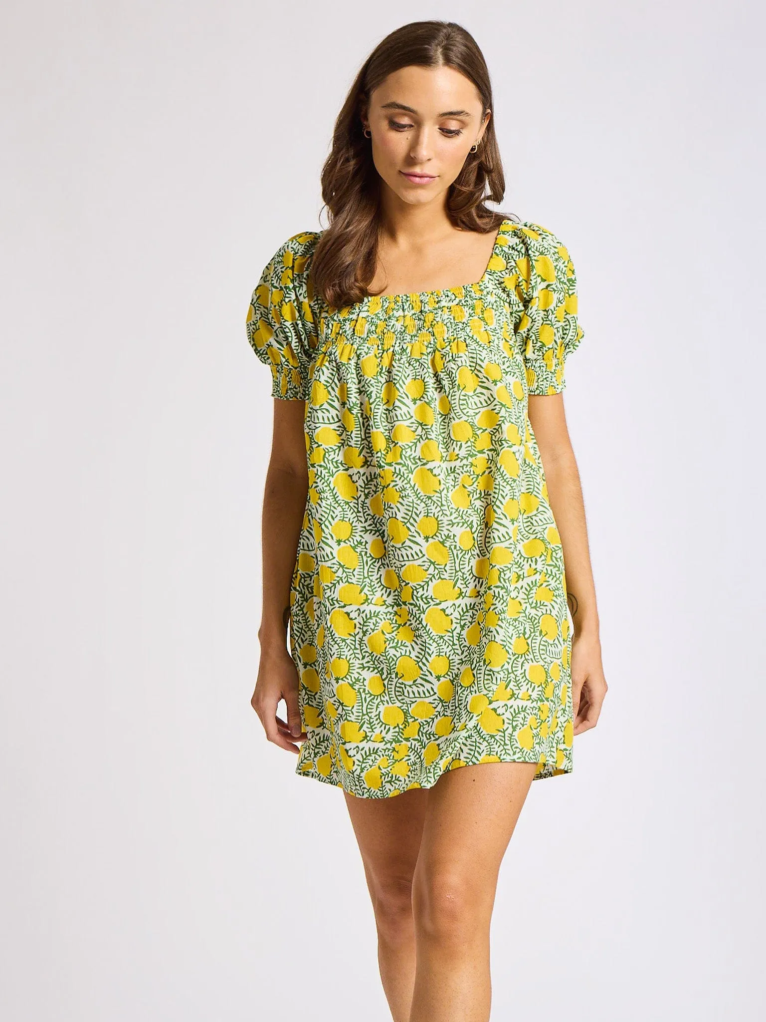 Jane Dress in Lemons sold by MILLE