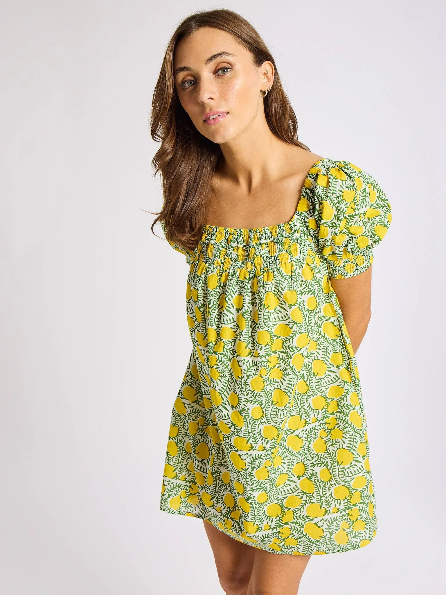 Jane Dress in Lemons sold by MILLE product image thumbnail 5