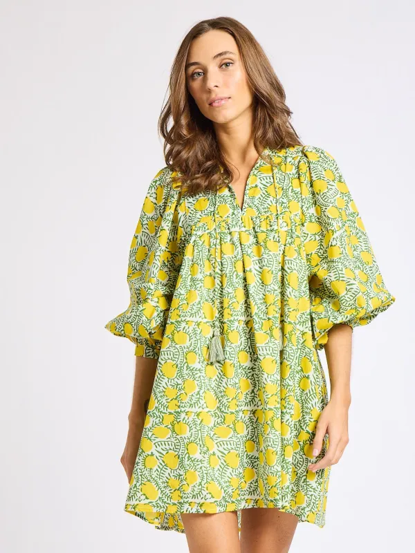 Daisy Dress in Lemons sold by MILLE